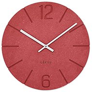 LAVVU Natur red - Wall Clock