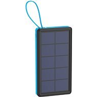 XLAYER Powerbank PLUS Solar 10000mAh schwarz/blau - Powerbank