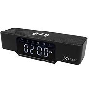 XLAYER Wireless Charging Alarm Clock, Black - Wireless Charger Stand