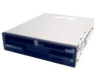 FDD TEAC FDCR07 3.5"/ 1.44 MB, černá (black), interní se čtečkou 7v1 přes USB2.0 - Floppy Disk Drive
