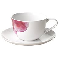 VILLEROY & BOCH cup and saucer Rose Garden, white - Cup