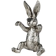 LENE BJERRE Easter decoration - Rabbit sitting/hanging silver, 7 x 14 cm - Easter Decoration