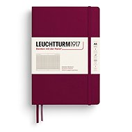 LEUCHTTURM1917 Port Red Medium A5 čtverečkovaný - Journal