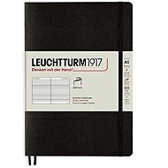 LEUCHTTURM1917 Black Softcover Medium A5 linkovaný - Journal