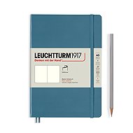LEUCHTTURM1917 Stone Blue Softcover Medium A5 Blanko - Notizbuch