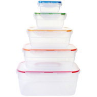 LocknLock Set of food jars 5 pcs rectangle - Food Container Set