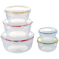 LocknLock Set of food jars 5 pcs round - Food Container Set