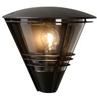 Lucide 11812/01/30 – Vonkajšie nástenné svietidlo LIVIA 1× E27/60 W/230 V čierne IP44 - Lampa na stenu