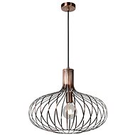 Lucide 78374/50/17 - Pendant Lamp MANUELA 1xE27/60W/230V Copper 50cm - Chandelier