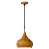 Lucide 76359/01/72 - Pendant Lamp WOODY 1xE27/60W/230V 29cm - Chandelier