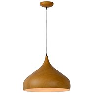 Lucide 76360/01/72 - Pendant Lamp WOODY 1xE27/60W/230V 42cm - Chandelier