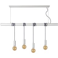 Lucide 08425/04/31 - Chandelier on Cable JAIME 4xE27/60W/220V White - Chandelier