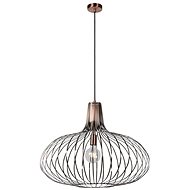 Lucide 78374/65/17 - Pendant Lamp MANUELA 1xE27/60W/230V Copper 65cm - Chandelier