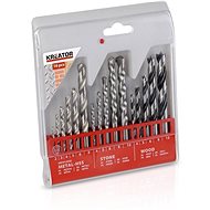 KRT012502 - 16 pcs Drill bits SET - metal, stone, wood - Drill Set