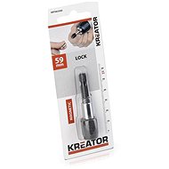 KREATOR Magnetic bit holder with lock 59 mm KRT063300 - Bit Attachment