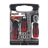 KRT500116 - Ratchet set 40pcs 1/4" , 3/8" - Socket Wrench Set
