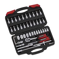 KREATOR Gola set 46-piece 1/4" in case KRT500117 - Socket Wrench Set