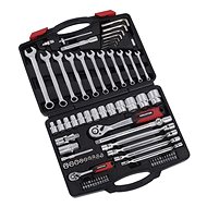 KRT500121 - 77-piece naked set 1/2" , 1/4" in case - Socket Wrench Set