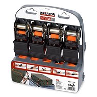 Kreator KRT555007 Ratchet belt with hooks 225kg/4,5m 4pcs - Tie Down Strap