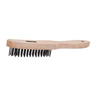 Kreator KRT561002 Handheld wire steel brush 4 rows, wooden - Wire Brush