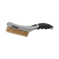Kreator KRT561006 Handheld wire brass brush 4 rows, plastic - Wire Brush