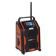 PowerPlus Aku rádio 20V plus 220V POWDP8060 (bez AKU) - Battery Powered Radio