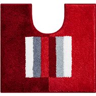 LineaDue CAPRICIO Toilet Mat with Cutout 55x60cm, Ruby - Toilet Mat