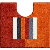 LineaDue CAPRICIO Toilet Mat with Cutout 55x60cm, Orange - Toilet Mat