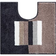 LineaDue CAPRICIO Toilet Mat with Cutout 55x60cm, Brown - Toilet Mat