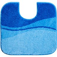 LineaDue FLASH Toilet Mat with Cutout 55x60cm, Blue - Toilet Mat