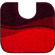 LineaDue FLASH Toilet Mat with Cutout 55x60cm, Ruby - Toilet Mat