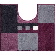 LineaDue MERKUR Toilet Mat with Cutout 50x60cm, Berry - Toilet Mat