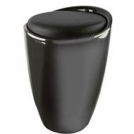 SEPIO PRINCE - Laundry Basket with Seat, Black - Laundry Basket