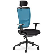 LD Seating Lyra Net Blue/Grey - Office Chair