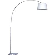 MEDIAN 1xE27/40W, CHROME, WHITE - Floor Lamp