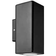 AVIDE wall lamp Valencia for 2 bulbs GU10, black - Wall Lamp