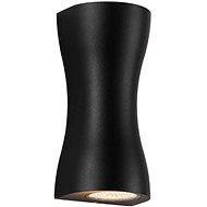 AVIDE LED wall lamp Dena, black, warm light 12W - Wall Lamp