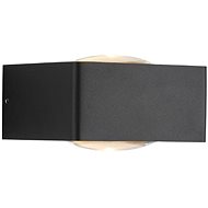 AVIDE LED wall lamp Nazir, black, warm light 6W - Wall Lamp