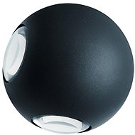 AVIDE LED wall lamp Cairo 4, black, warm light 12W - Wall Lamp