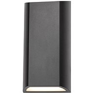 AVIDE LED wall lamp Torino, black, daylight 8W - Wall Lamp