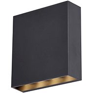 AVIDE LED wall lamp Sydney 2, black, warm light 6W - Wall Lamp