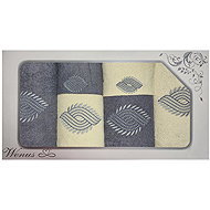 4sleep Gift pack of towels and bath towels Wenus VI eye graphite cream - Towel Set