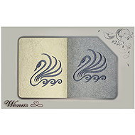 4sleep Gift pack of towels Wenus II swan cream grey - Towel Set