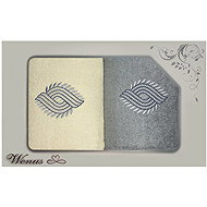 4sleep Gift pack of towels Wenus II eye cream grey - Towel Set