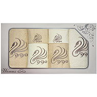 4sleep Gift pack of towels and bath towels Wenus VI swan beige and cream - Towel Set