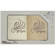 4sleep Gift pack of towels Wenus II swan cream beige - Towel Set