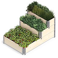 LEGI Three-tier raised bed 0,8 × 1,2 m, wooden - Raised Garden Bed
