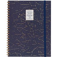 Legami Trio Spiral Notebook - Maxi Stars (Never stop looking up) - Notepad