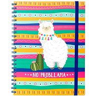 Legami Trio Spiral Notebook - Maxi Llama - Notepad