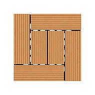 Legi Style 30 × 30 cm, teak - WPC Tiles